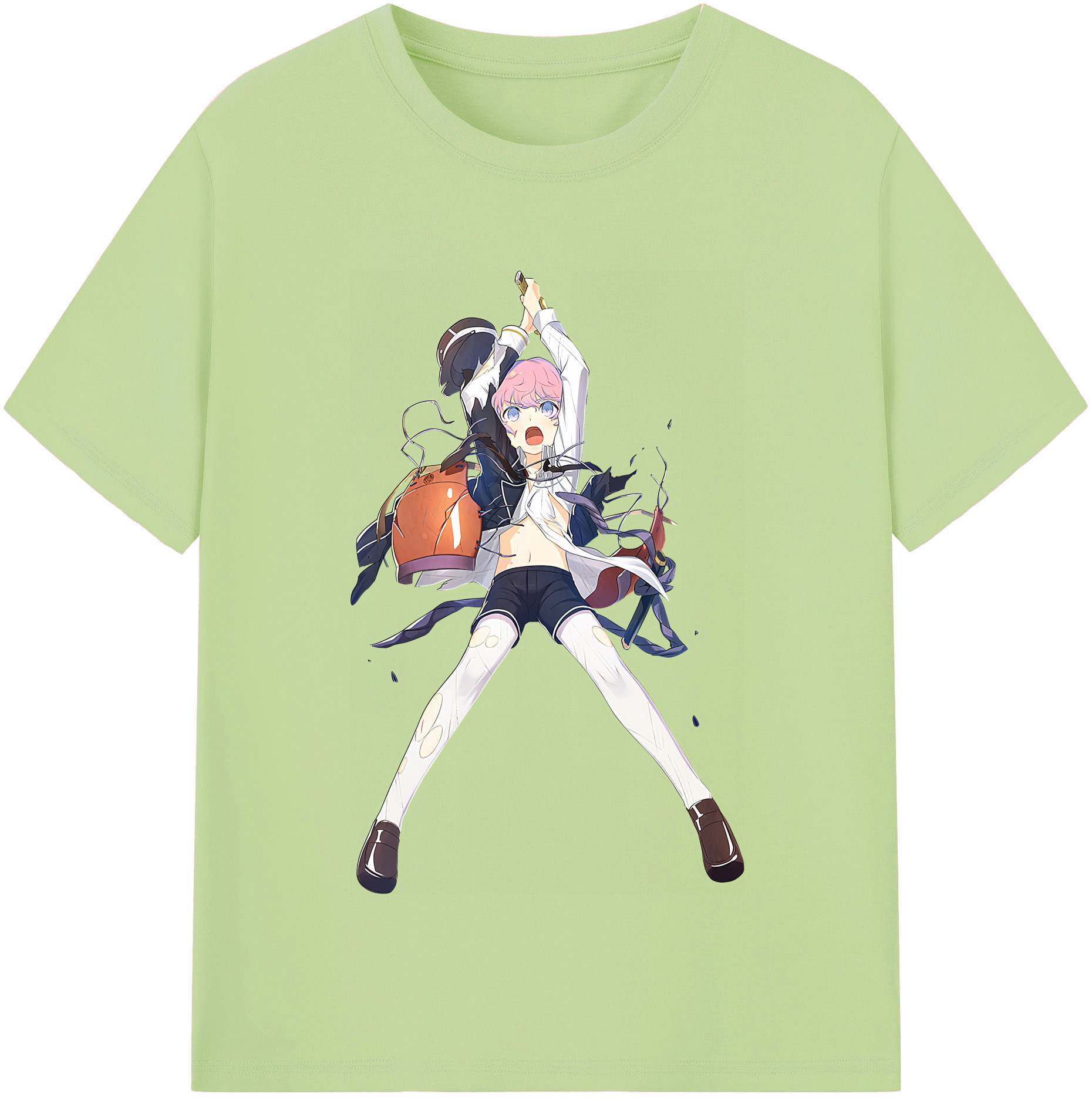 （画像用） 刀剣乱舞 Touken Ranbu 綿100％半袖Tシャツ（フロントプリント）